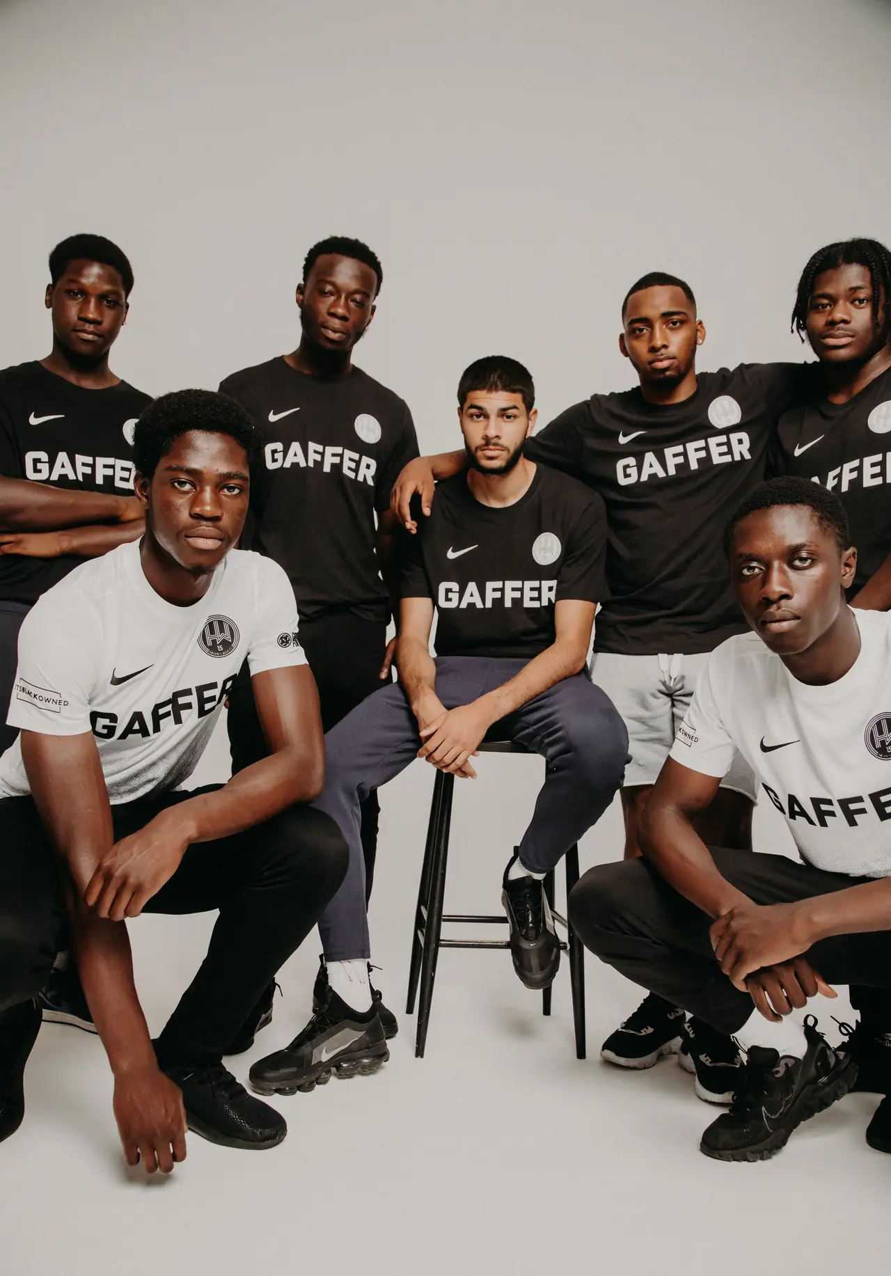 Gaffer football campaign, team shoot